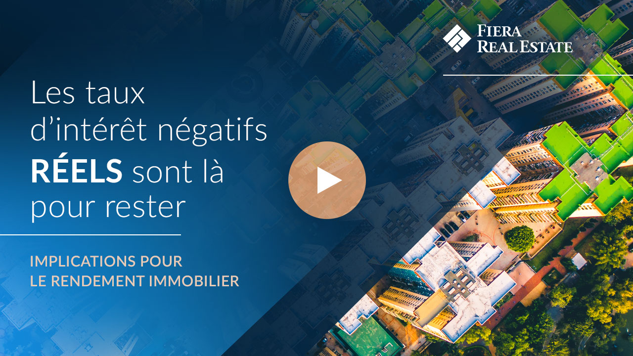 Negative Real Interest Rates Are Here to Stay: Implications for Real Estate Performance