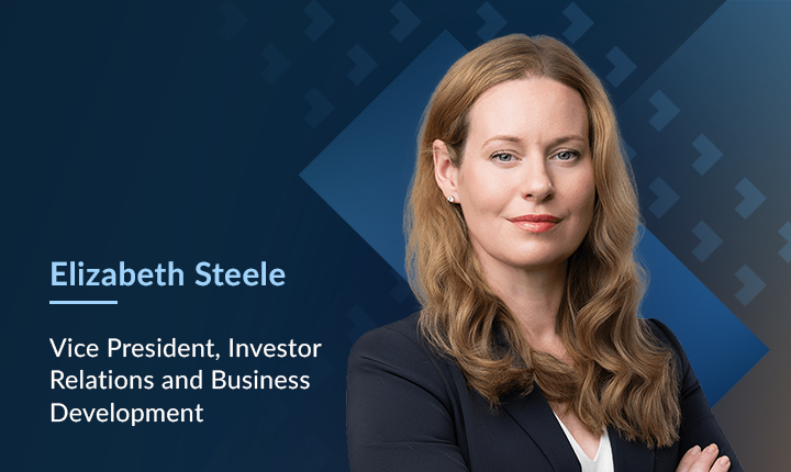 Appointment of Elizabeth Steele Fiera&nbsp;Real&nbsp;Estate Appoints Elizabeth Steele as Vice President, Investor Relations and Business Development