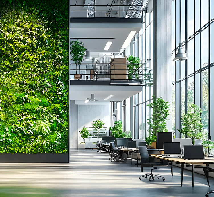Image of a green office